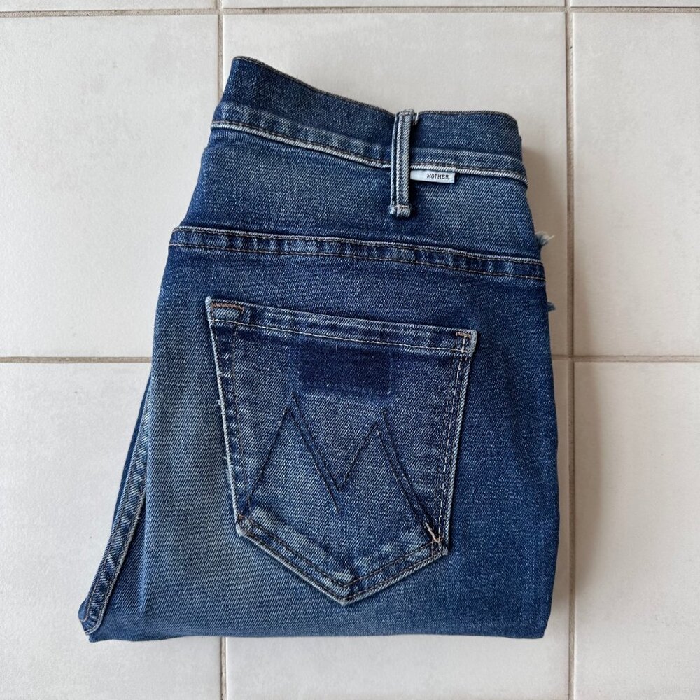 Mother Denim Jeans - The Hustler Two Step Ankle Fray